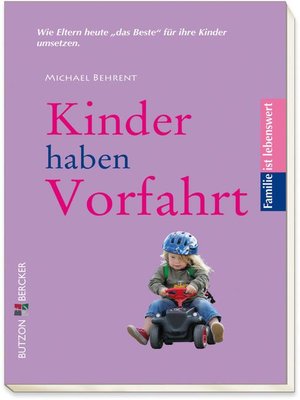 cover image of Kinder haben Vorfahrt